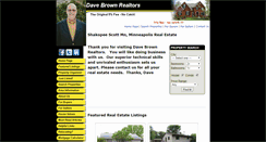Desktop Screenshot of davebrownrealtors.com