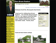 Tablet Screenshot of davebrownrealtors.com